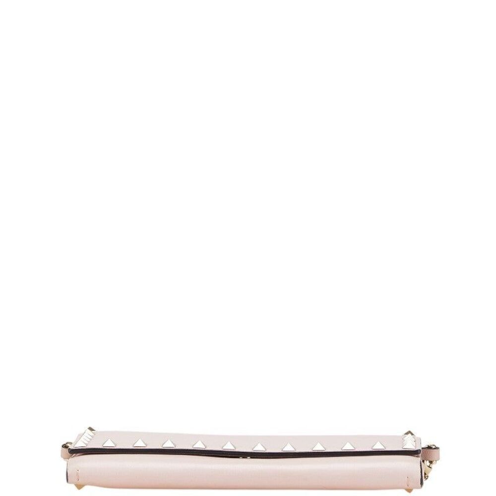 Valentino Rockstud Leather Chain Wallet Shoulder Bag - Picture 4 of 10